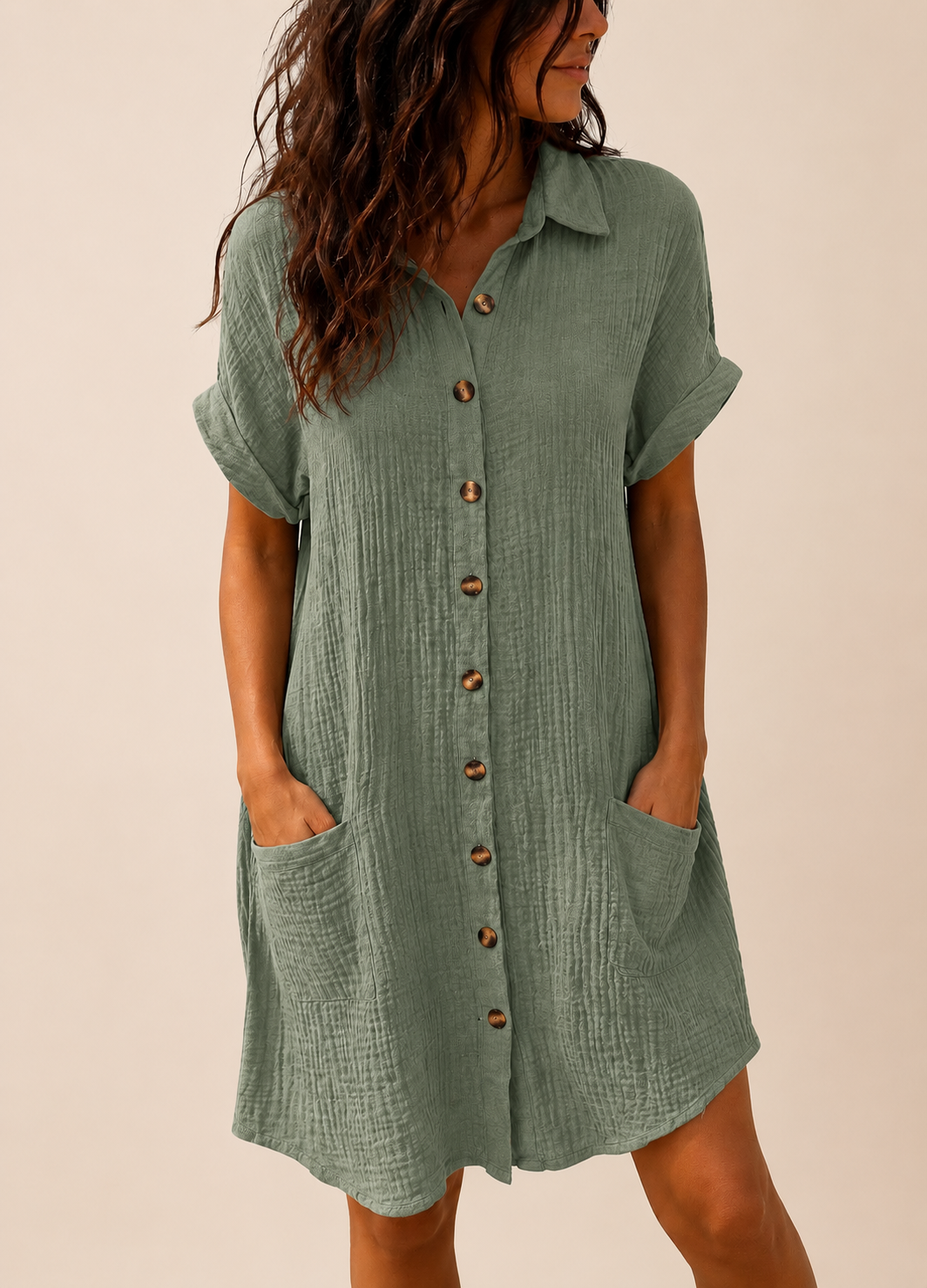 Vestido Camisero Botones