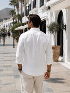 Camisa Lino Mediterráneo